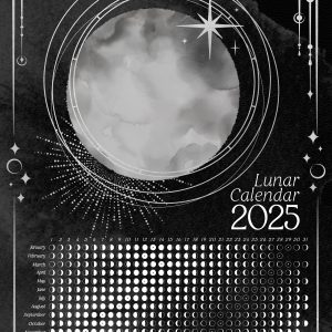 Dark Lunar Calendar 2025